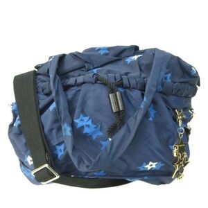 See By Chloe Navy Star Crossbody Bag